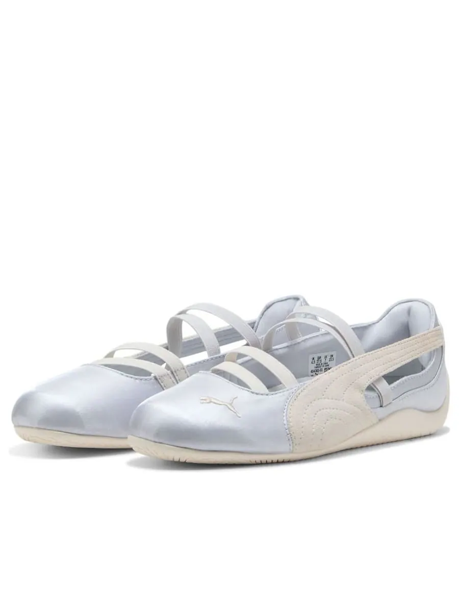 Кроссовки (WMNS) PUMA Speedcat Ballet 'Silver Mist Warm White Satin' — изображение 3 из 6, серебряный