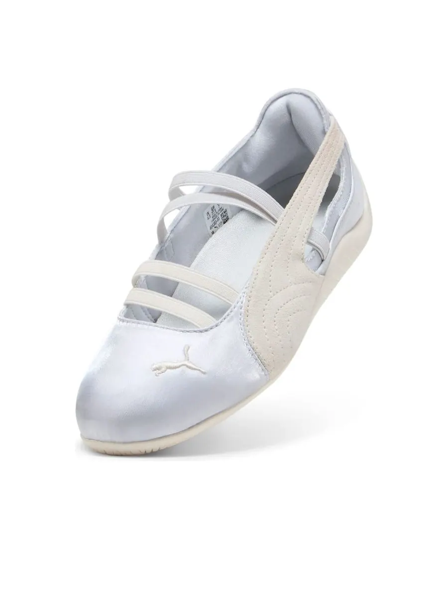 Кроссовки (WMNS) PUMA Speedcat Ballet 'Silver Mist Warm White Satin' — изображение 5 из 6, серебряный