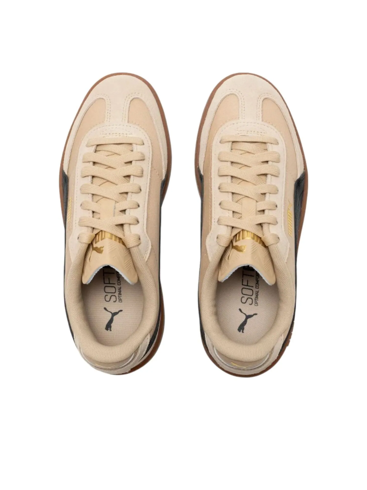 Кроссовки PUMA Club II Era 'Brown Olive Green' — изображение 3 из 5, коричневый