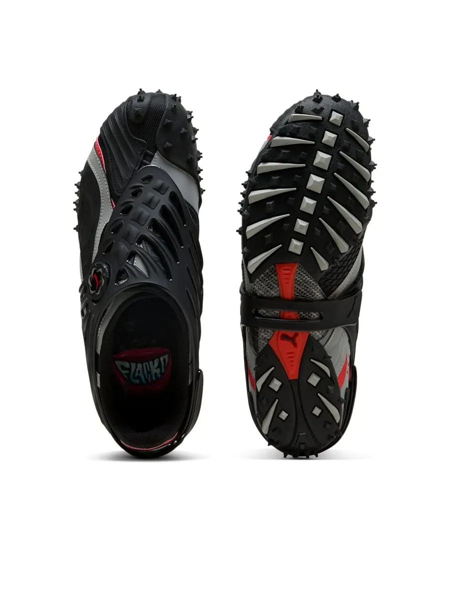 Кроссовки PUMA x A$AP Rocky Mostro Gabbia 'Black Silver' — изображение 4 из 6, черный