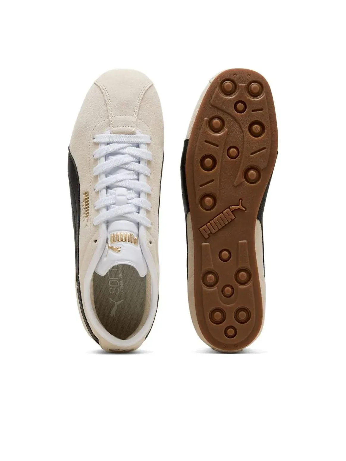 Кроссовки PUMA Tackle 'Alpine Snow Black Gum' 404456-05 — изображение 3 из 5, бежевый