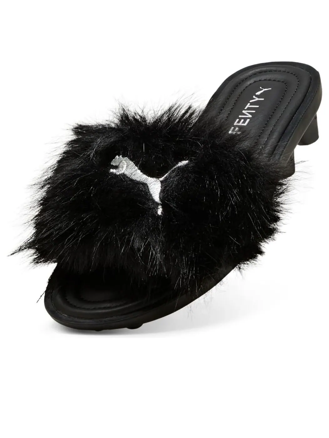 Сандалии (WMNS) PUMA x FENTY Cat Cleat Sandals 'Chic Fur Black' — изображение 3 из 6, черный