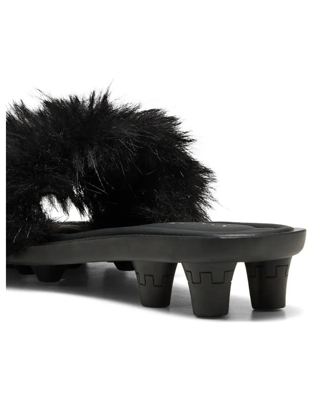 Сандалии (WMNS) PUMA x FENTY Cat Cleat Sandals 'Chic Fur Black' — изображение 6 из 6, черный