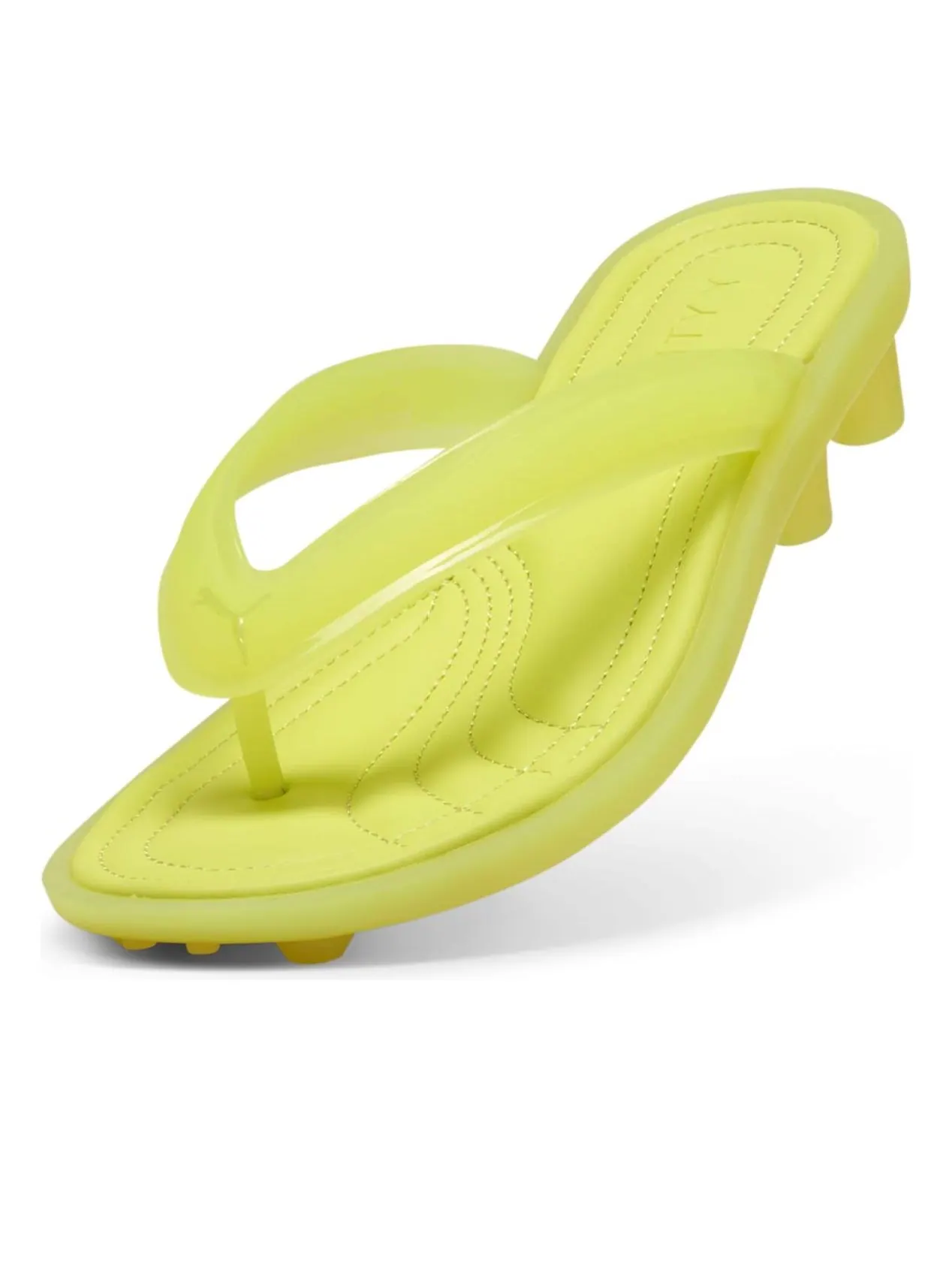 Кроссовки (WMNS) PUMA x FENTY Cat Cleat Jelly 'Lime Sheen' — изображение 5 из 6, желтый