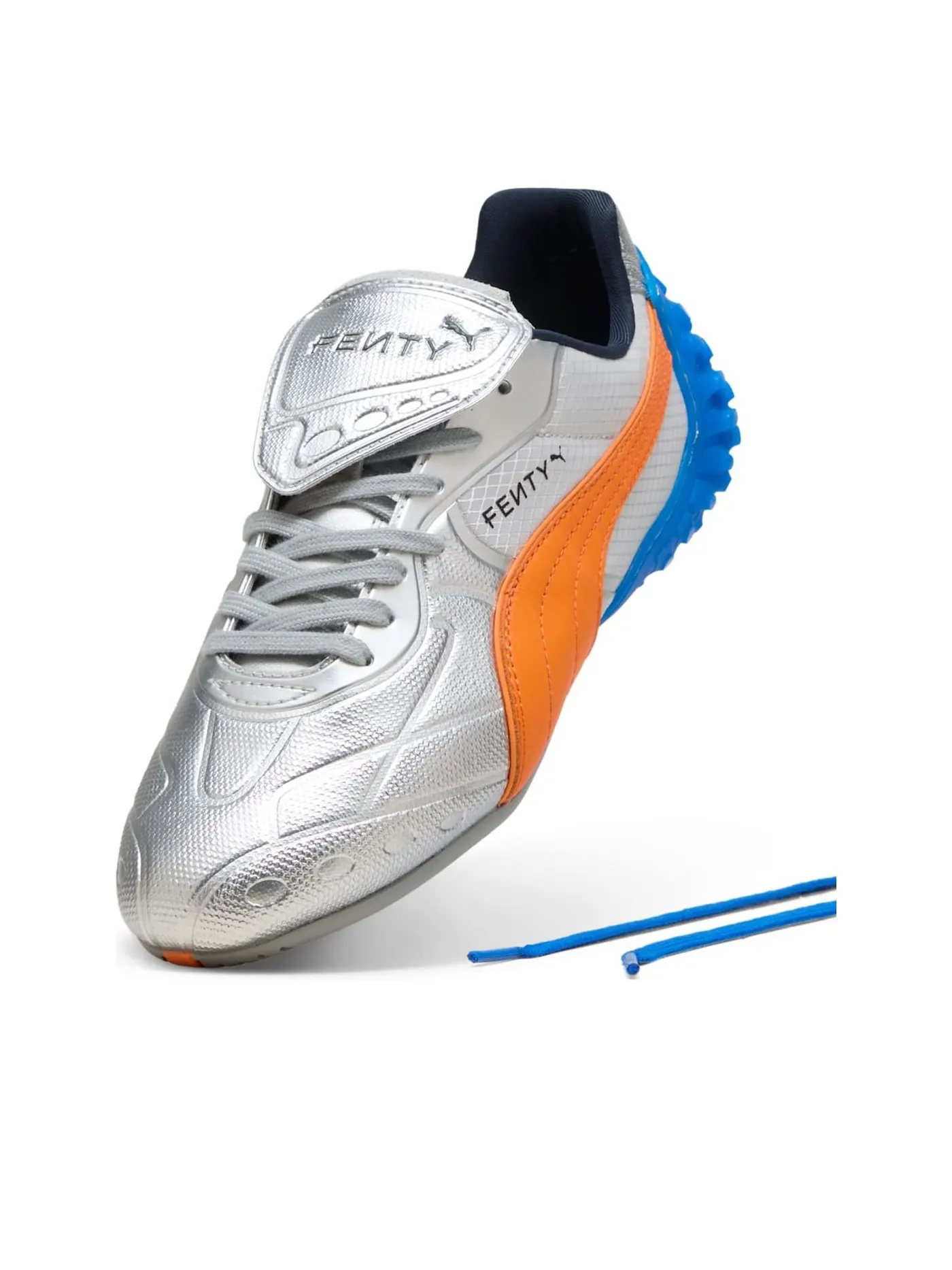 Кроссовки PUMA x FENTY Avanti LS-X 'Silver Rickie Orange' — изображение 3 из 6, серебряный