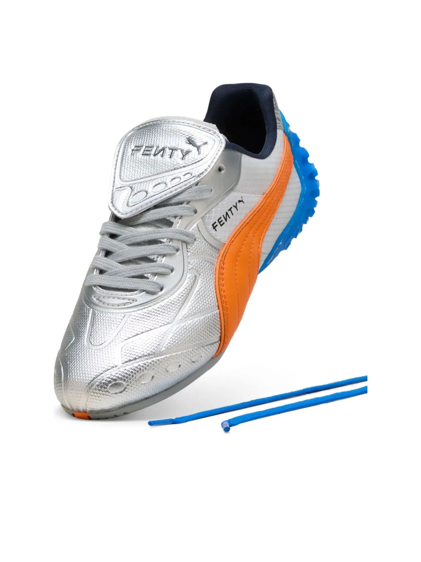 Кроссовки (WMNS) PUMA x FENTY Avanti LS-X 'Silver Rickie Orange' — изображение 3 из 6, серебряный