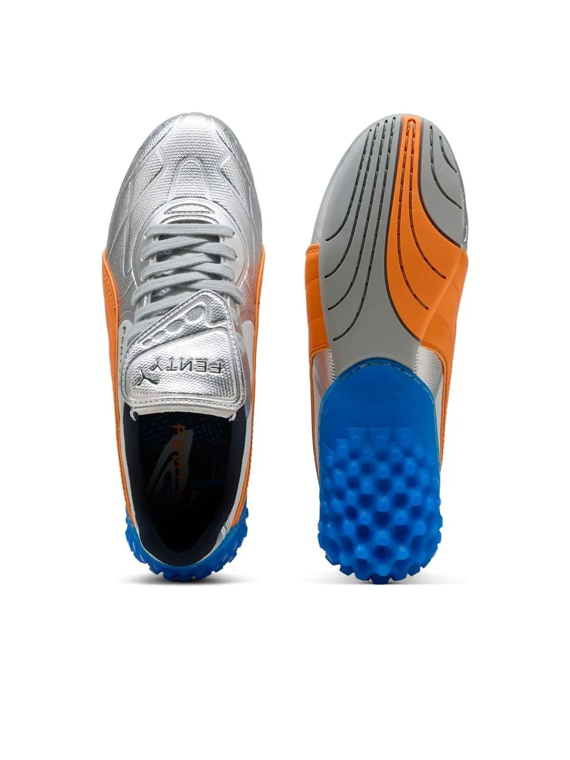 Кроссовки (WMNS) PUMA x FENTY Avanti LS-X 'Silver Rickie Orange' — изображение 4 из 6, серебряный