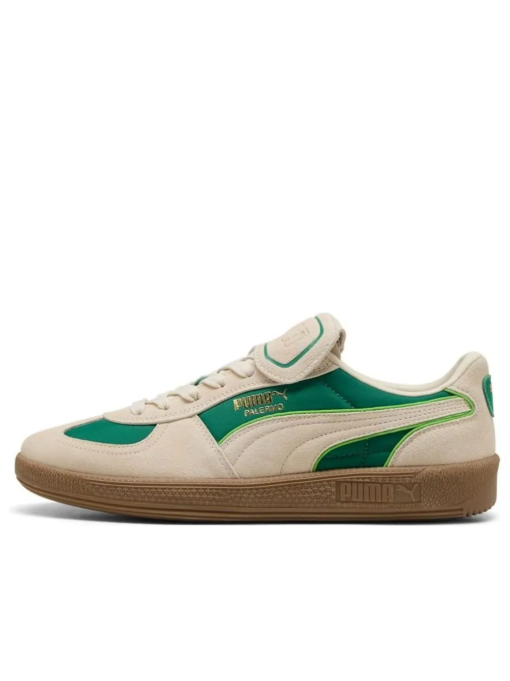 Кроссовки PUMA Palermo Premium NL 'Light Brown Green' — изображение 1 из 6, бежевый