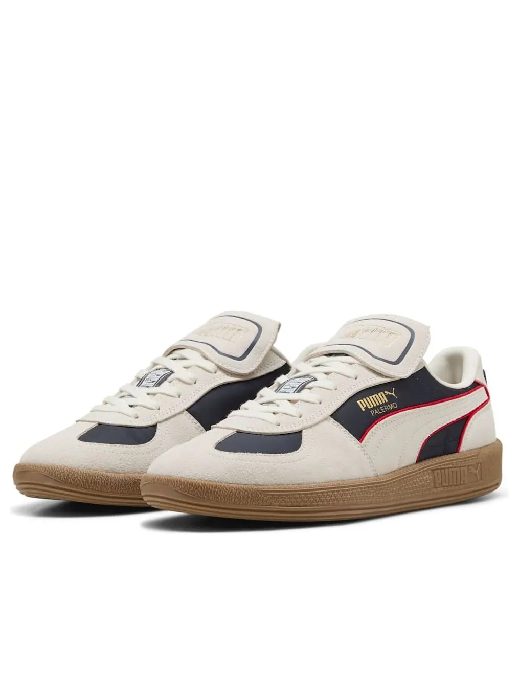 Кроссовки PUMA Palermo Premium NL 'White Navy Blue' — изображение 6 из 6, белый