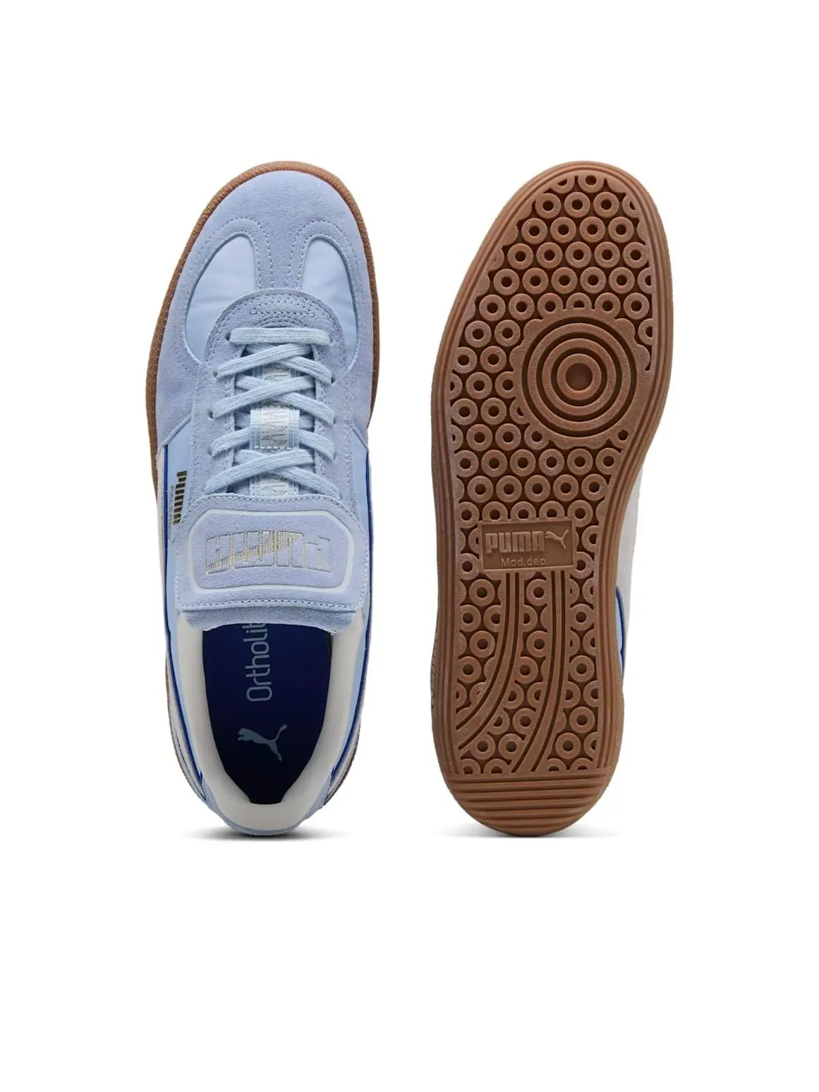 Кроссовки PUMA Palermo Premium NL 'Gray Blue' — изображение 5 из 6, синий