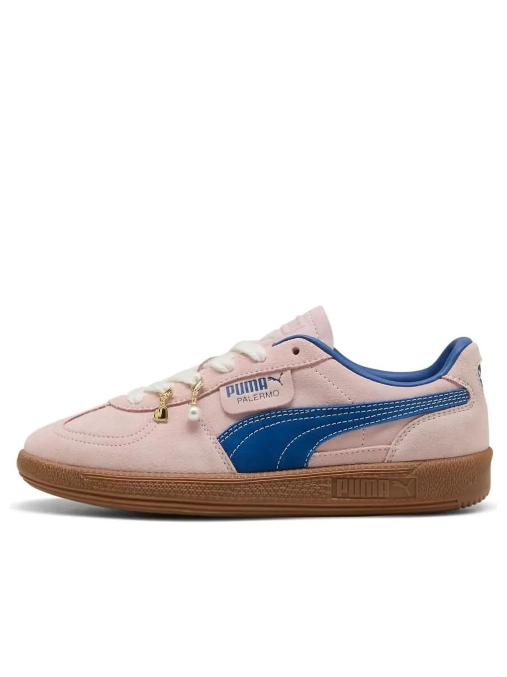 Кроссовки (WMNS) PUMA Palermo Pin It Up 'Pink Blue' — изображение 1 из 6, розовый