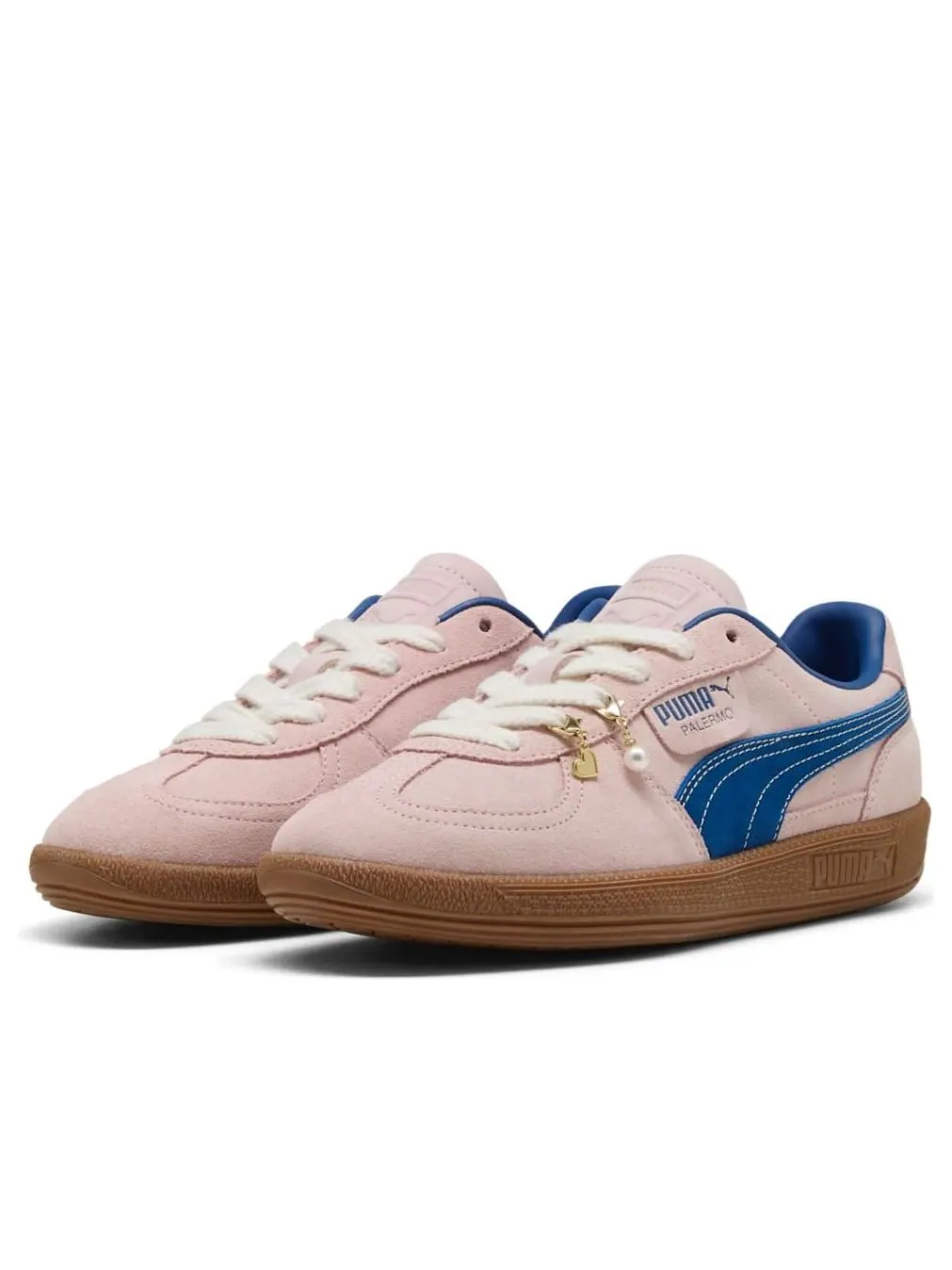 Кроссовки (WMNS) PUMA Palermo Pin It Up 'Pink Blue' — изображение 6 из 6, розовый