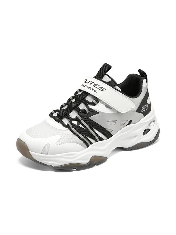Кроссовки dlites 4.0 'white black' Skechers — изображение 3 из 4, белый/черный
