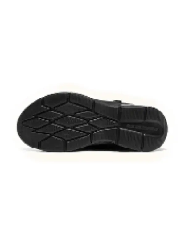 Кроссовки microspec max torvix slip-on trainers 'black' Skechers — изображение 3 из 4, черный