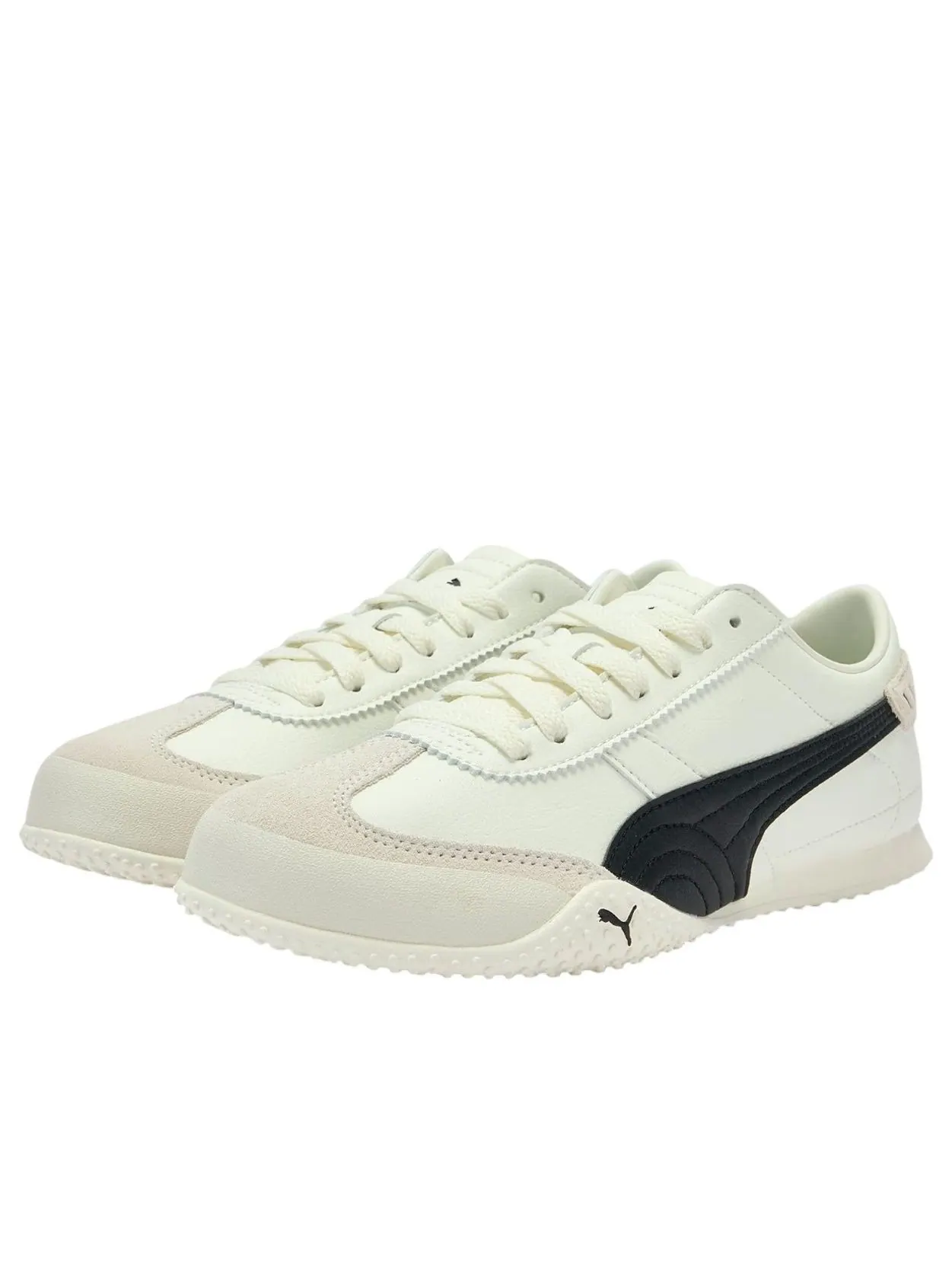 (WMNS) Puma Bella UT LEA 'Warm White Black' — изображение 2 из 4, белый/черный