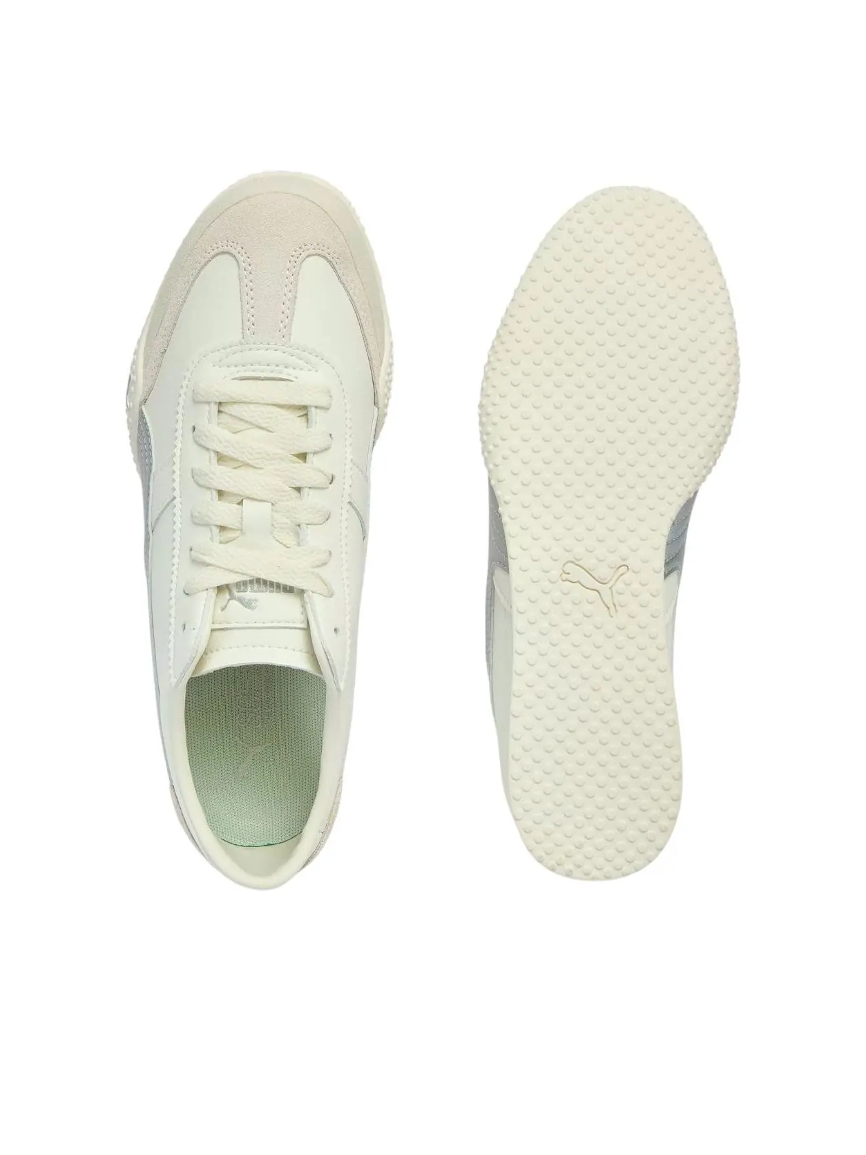 Кроссовки (WMNS) PUMA Bella UT LEA 'Warm White Silver' — изображение 4 из 5, белый