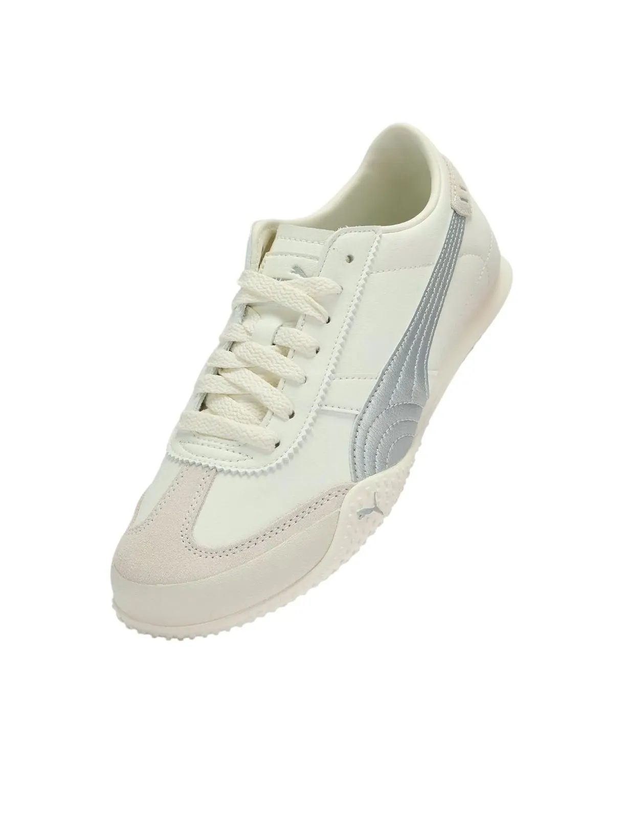 Кроссовки (WMNS) PUMA Bella UT LEA 'Warm White Silver' — изображение 5 из 5, белый