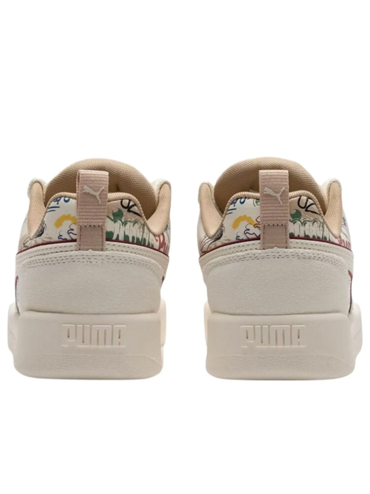 Кроссовки PUMA Park Lifestyle OG Graffiti 'Off White Red Pine Sand' — изображение 3 из 3, белый