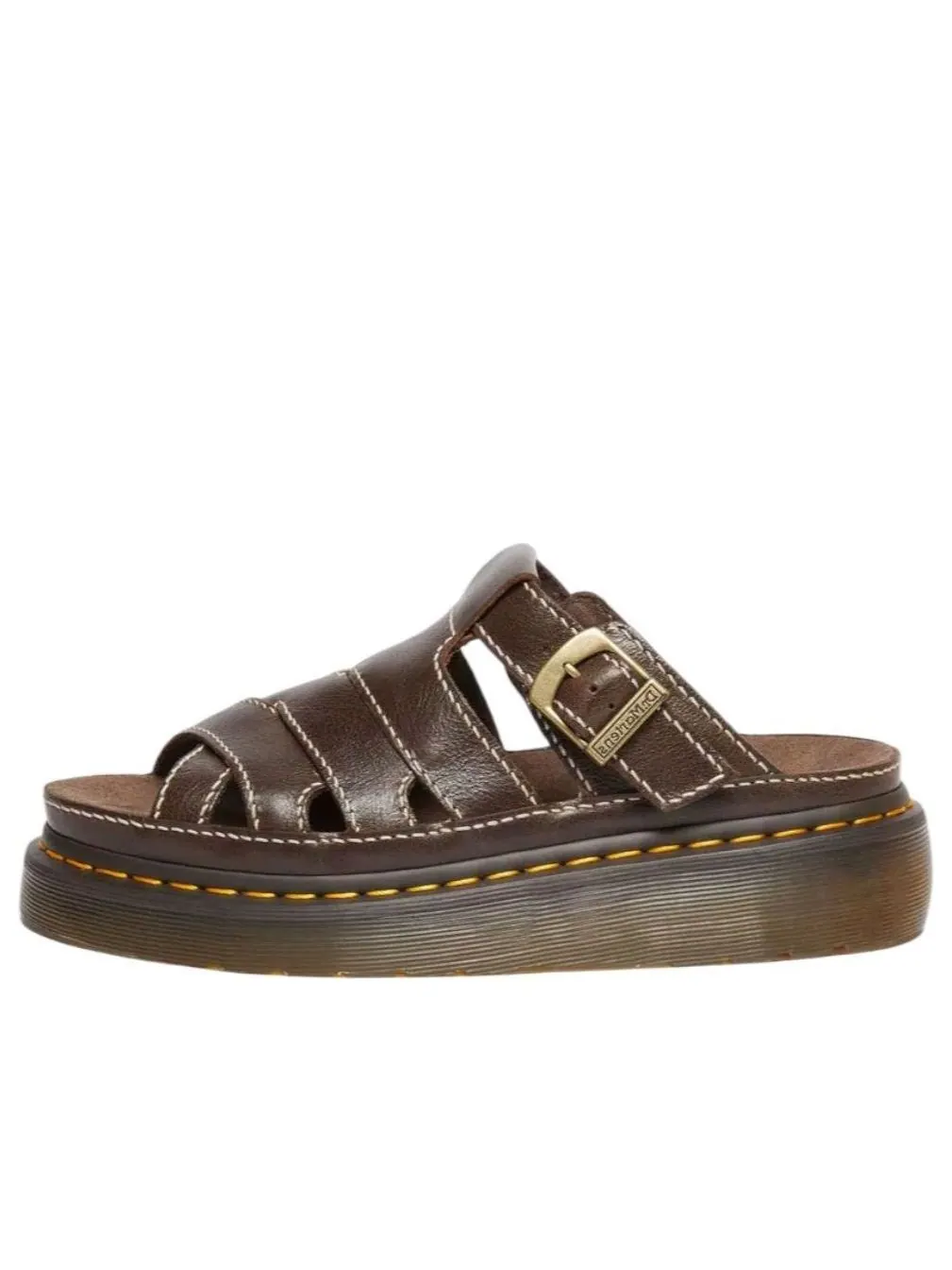 Шлепанцы Dr. Martens Maxxy Slide Rogue Leather, кожаные