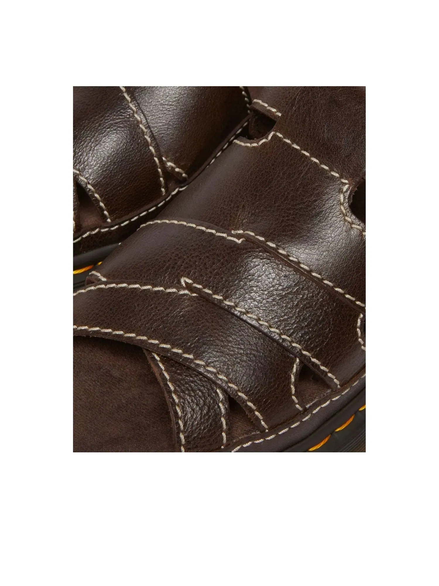 Шлепанцы Dr. Martens Maxxy Slide Rogue Leather, кожаные — изображение 4 из 5, коричневый