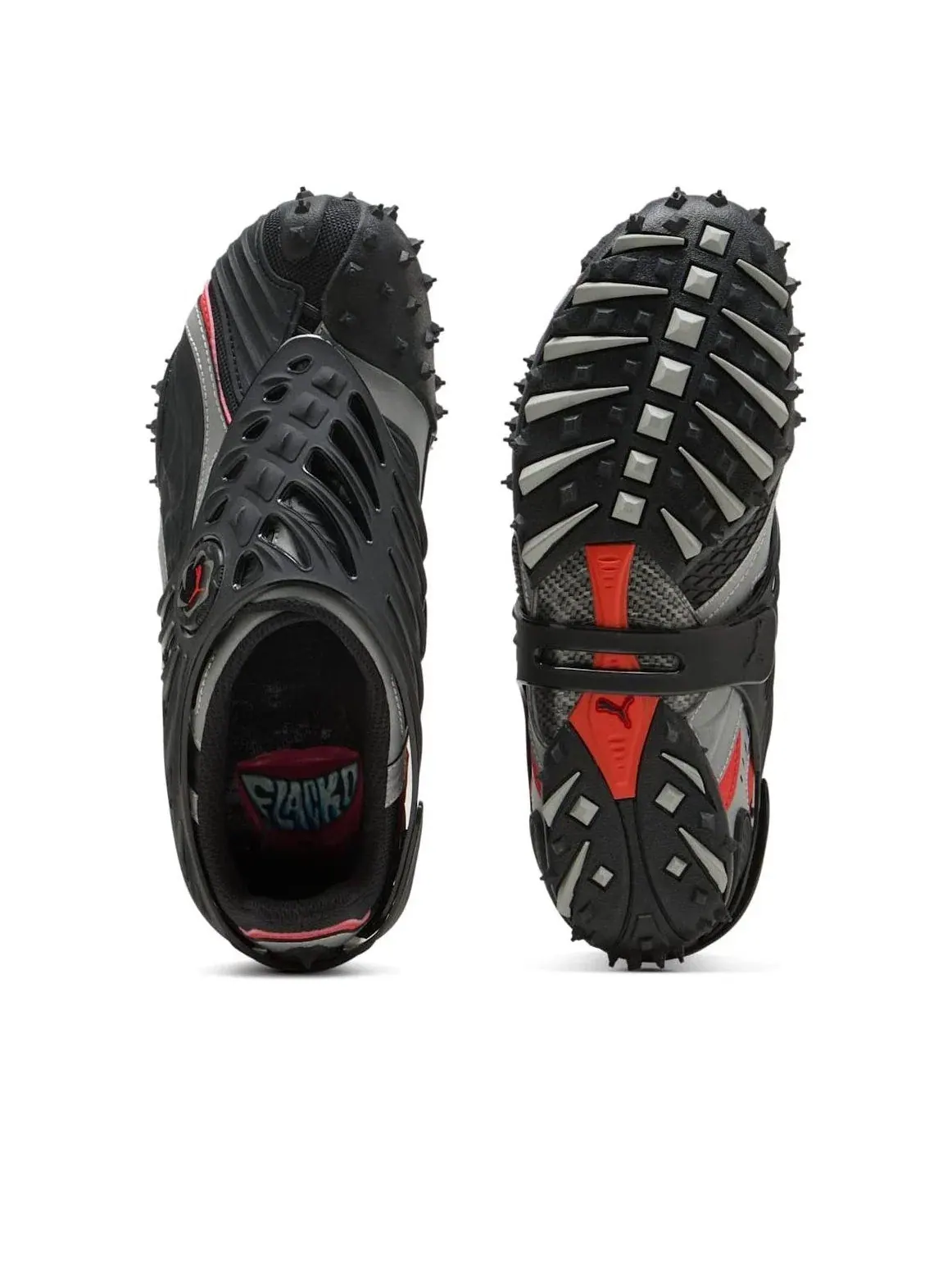 Женские кроссовки с липучкой PUMA x A$AP Rocky Mostro Gabbia — изображение 5 из 6, черный