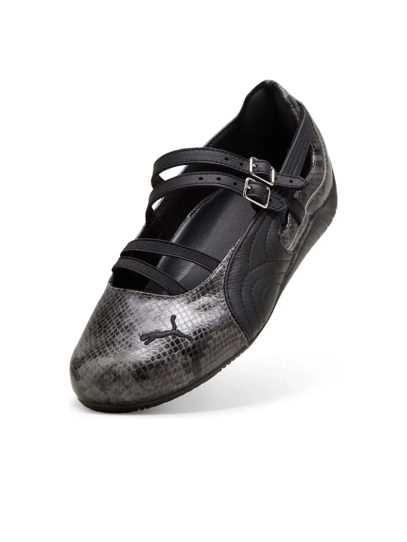 Женские кроссовки-балетки с замшевым верхом Speedcat Ballet PUMA — изображение 3 из 6, серый
