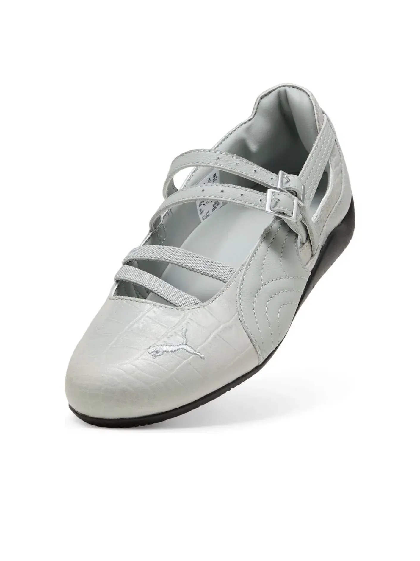 Кроссовки PUMA Speedcat Ballet 'Croc Print Vapor Gray' 405327-02 — изображение 4 из 6, серый