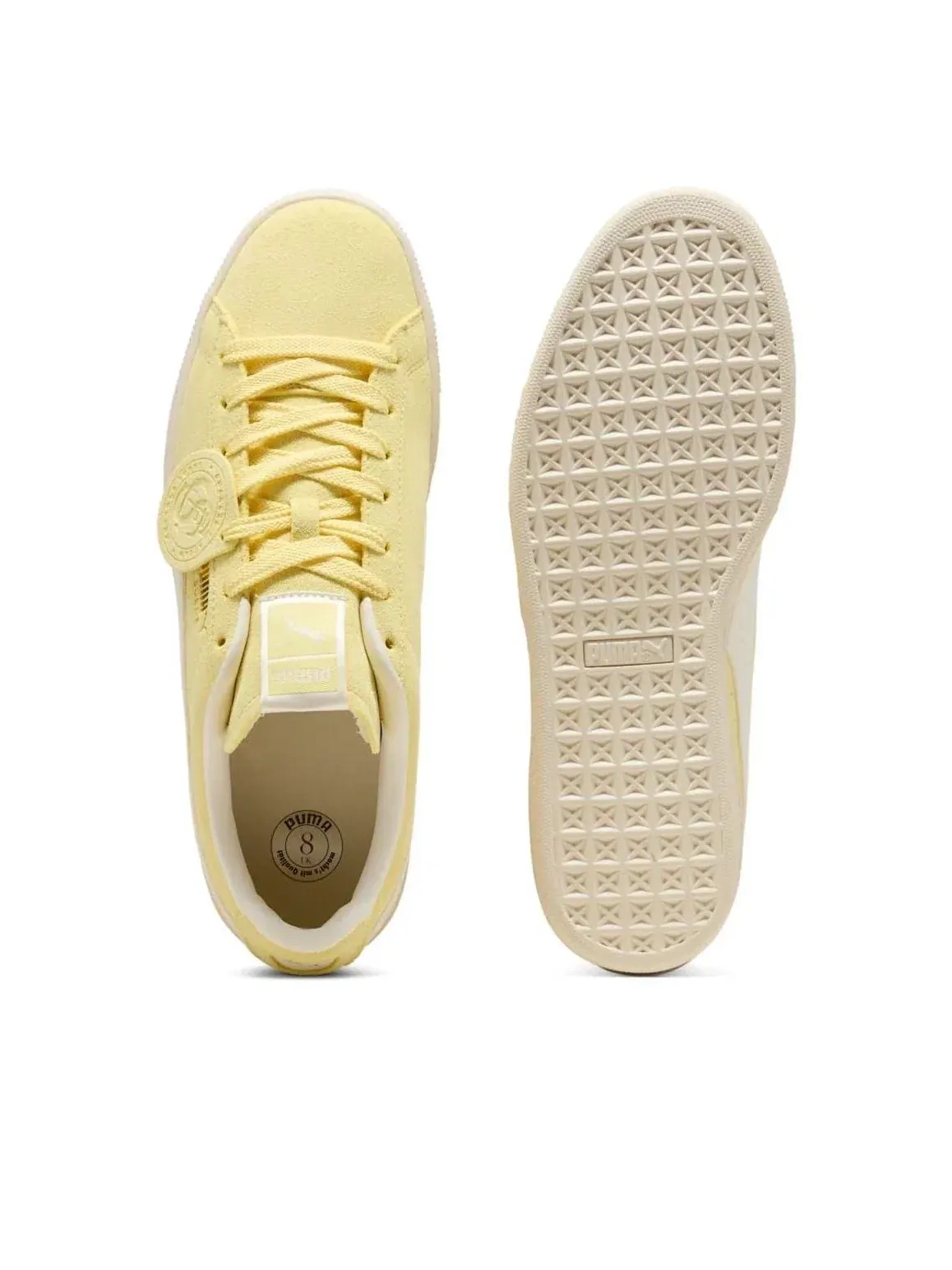 Кроссовки PUMA Suede Charles F. Stead 'Pineapple Ice Frosted Ivory' 405341-03 — изображение 3 из 5, желтый