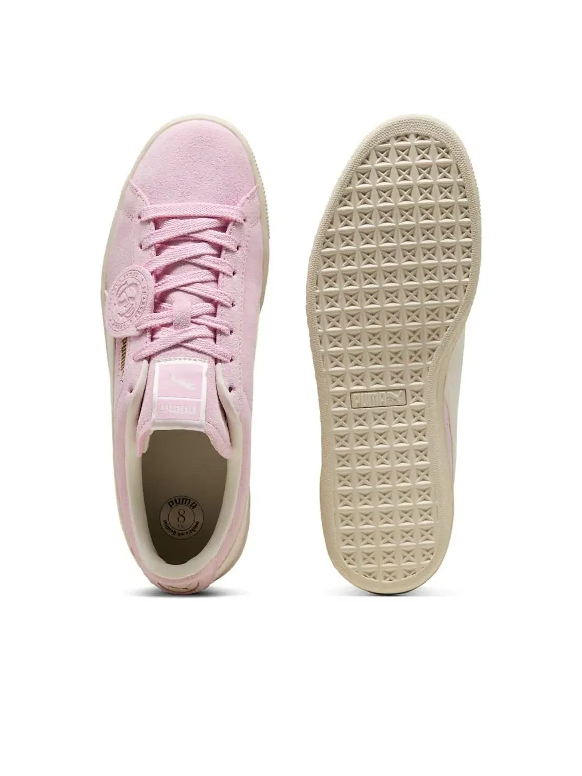 Кроссовки PUMA Suede Charles F. Stead 'Rosy Outlook Frosted Ivory' 405341-04 — изображение 3 из 5, розовый