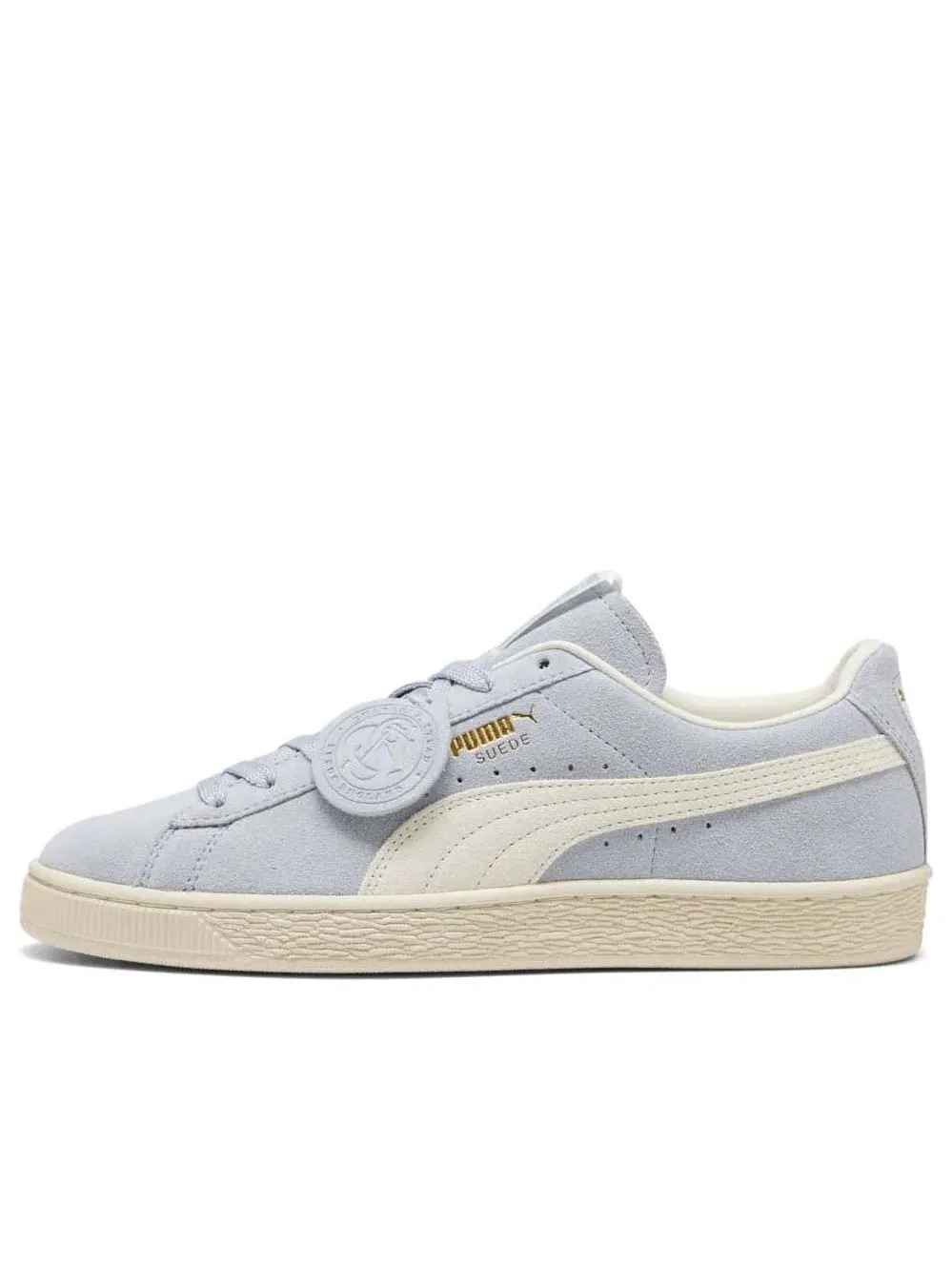 Кроссовки PUMA Suede Charles F. Stead 'Snow Mountain Blue Frosted Ivory' 405341-05 — изображение 1 из 5, синий