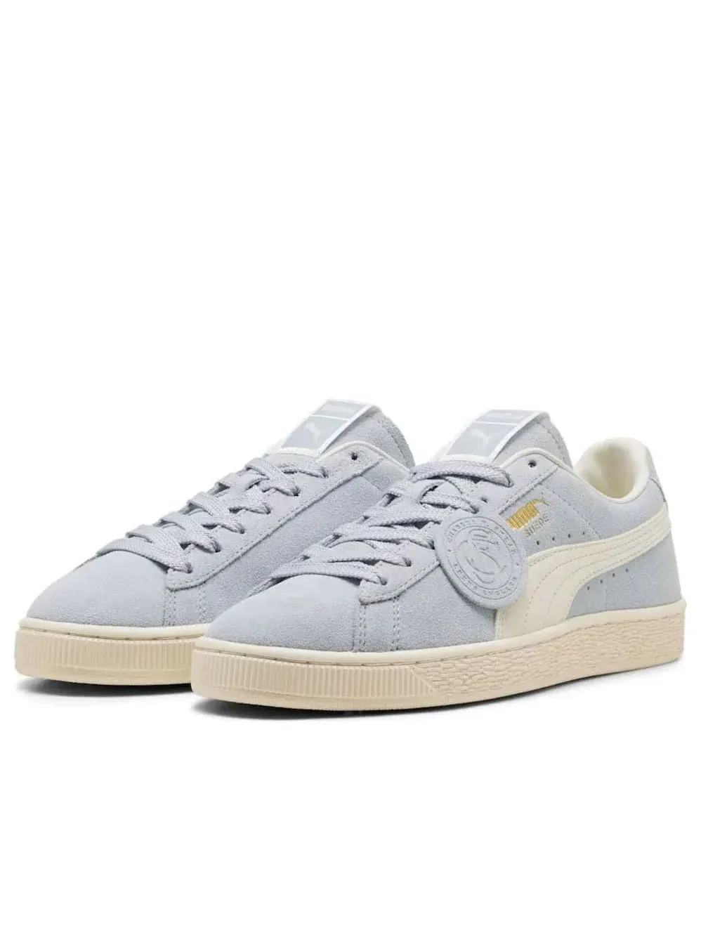 Кроссовки PUMA Suede Charles F. Stead 'Snow Mountain Blue Frosted Ivory' 405341-05 — изображение 2 из 5, синий