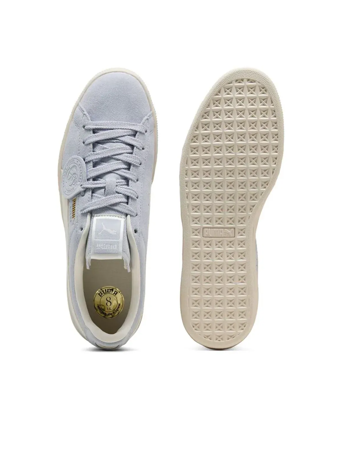 Кроссовки PUMA Suede Charles F. Stead 'Snow Mountain Blue Frosted Ivory' 405341-05 — изображение 3 из 5, синий