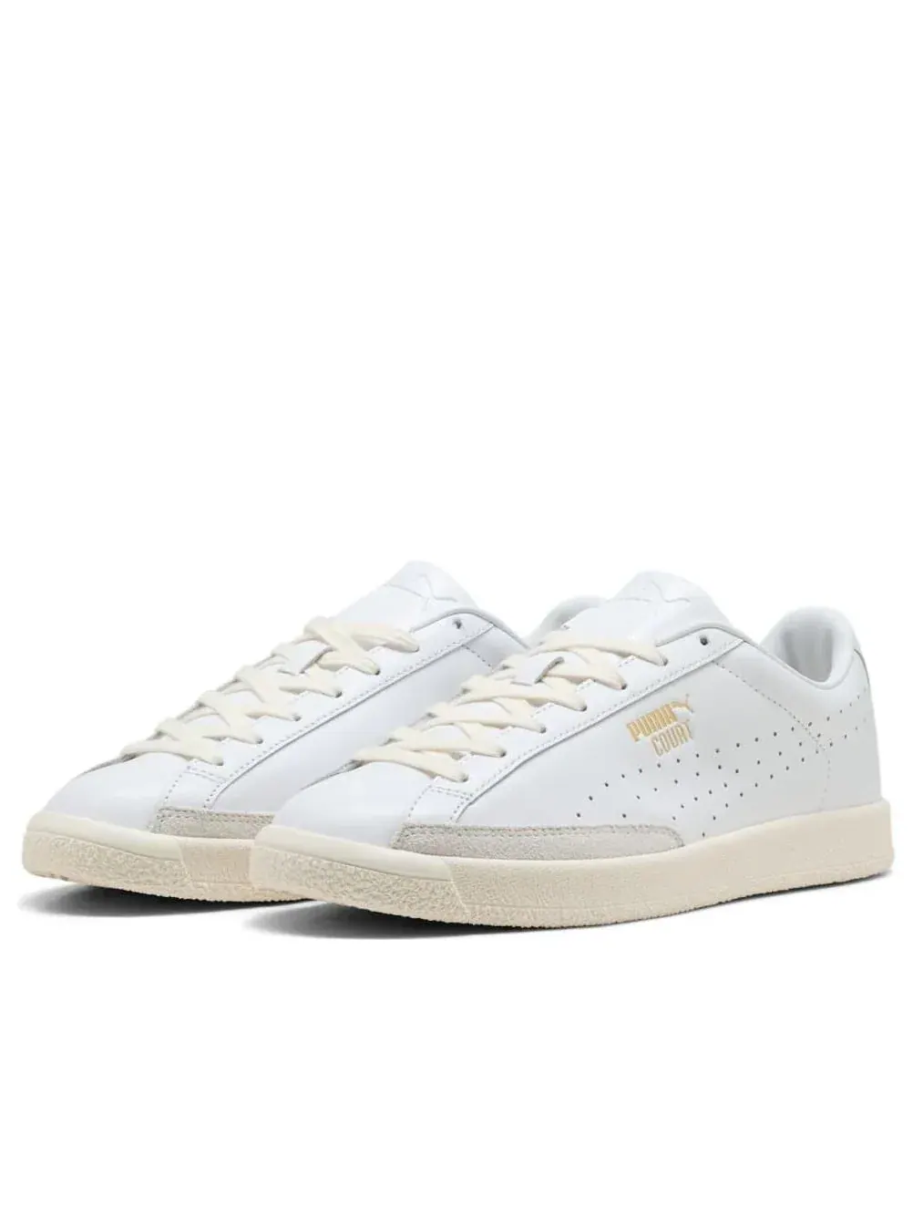 Кроссовки PUMA Court 'White Vapor Gray Gold' — изображение 6 из 6, белый