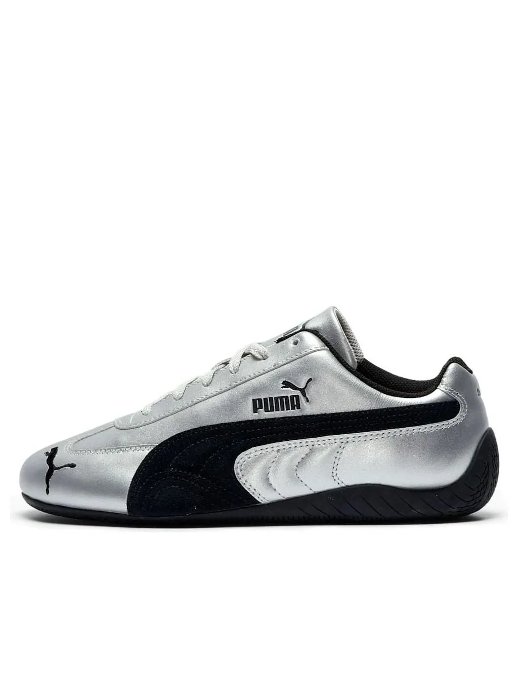 Кроссовки (WMNS) PUMA Speedcat 'Metallic Pack - Silver Black' — изображение 1 из 6, серебряный