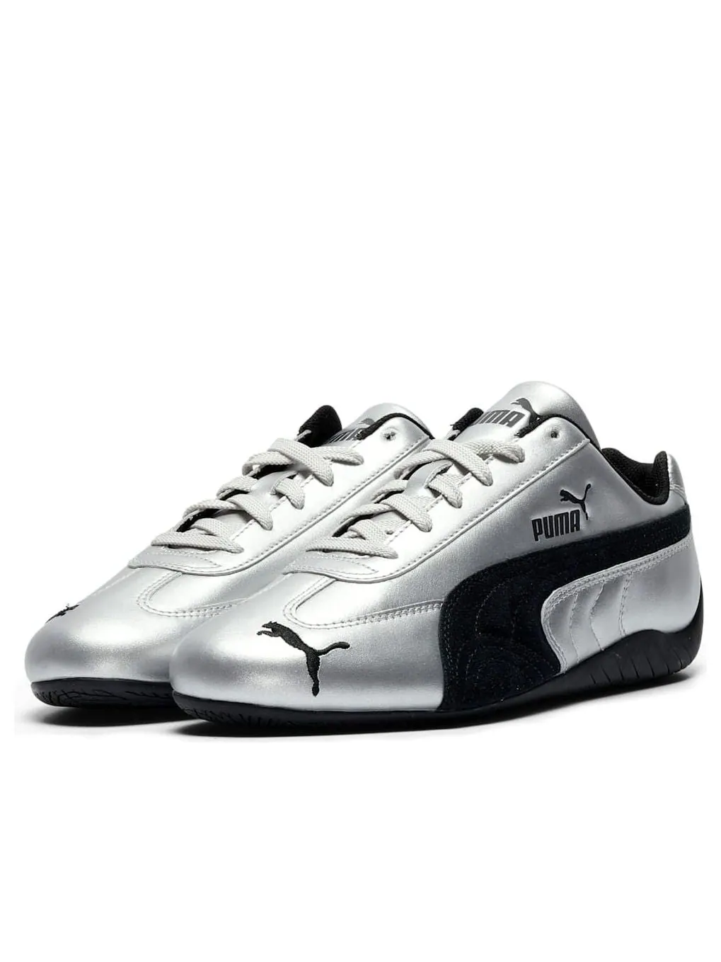 Кроссовки (WMNS) PUMA Speedcat 'Metallic Pack - Silver Black' — изображение 6 из 6, серебряный