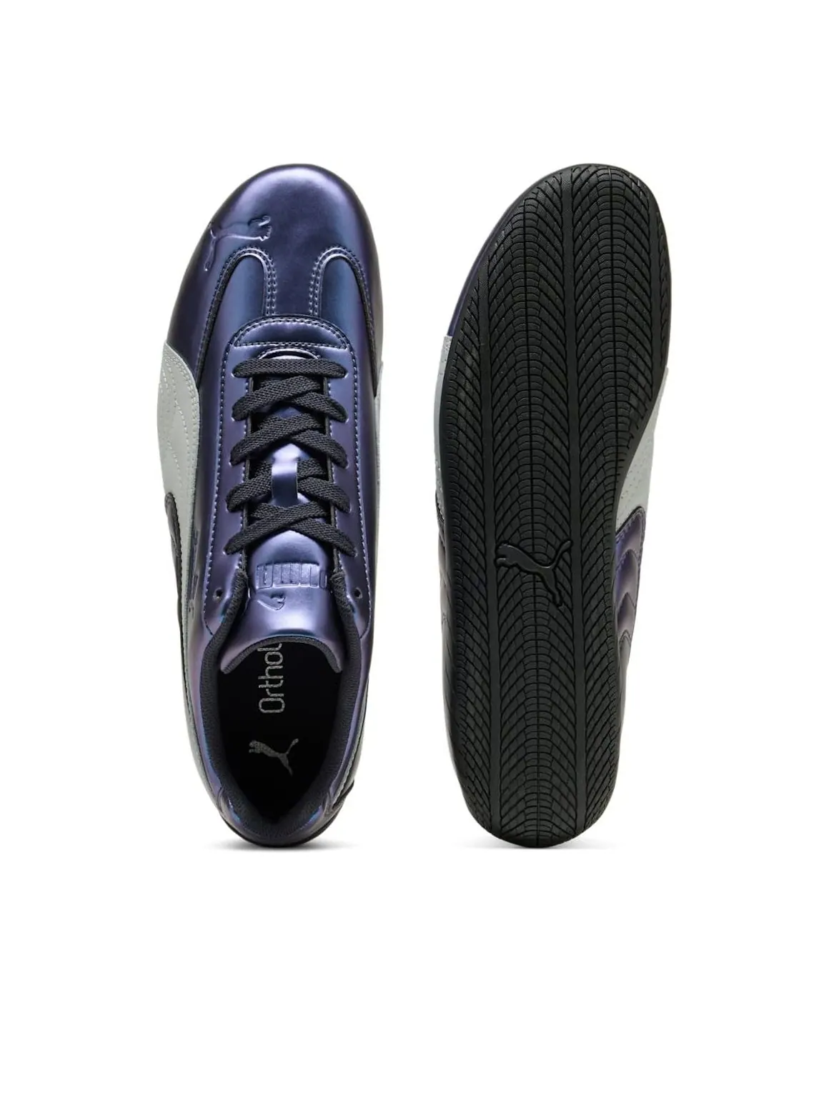 Кроссовки (WMNS) PUMA Speedcat Y2K 'New Navy Cool Light Gray' — изображение 3 из 6, темно-синий