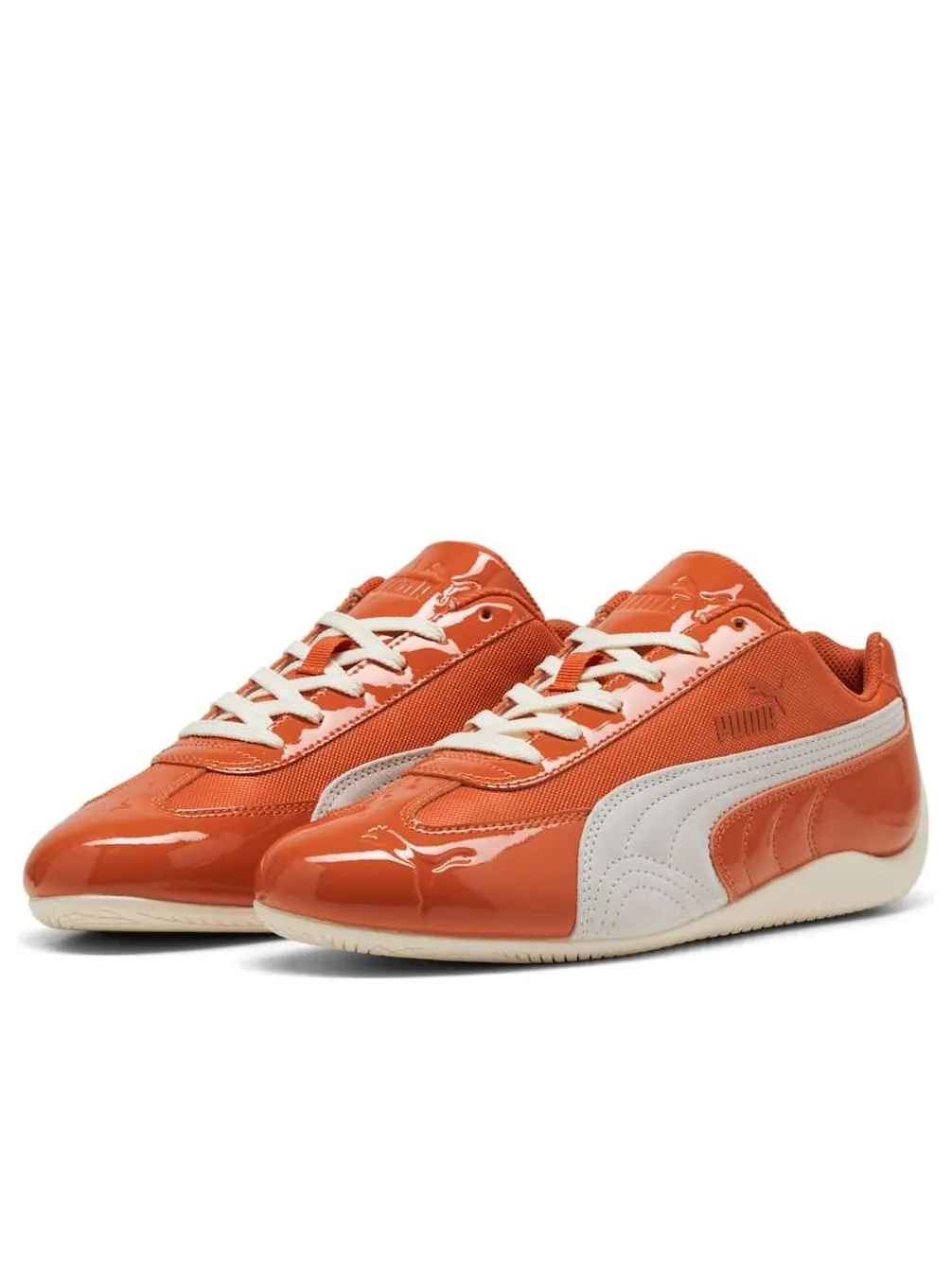 Кроссовки (WMNS) PUMA Speedcat Patent 'Amarena Feather Gray' — изображение 2 из 6, оранжевый