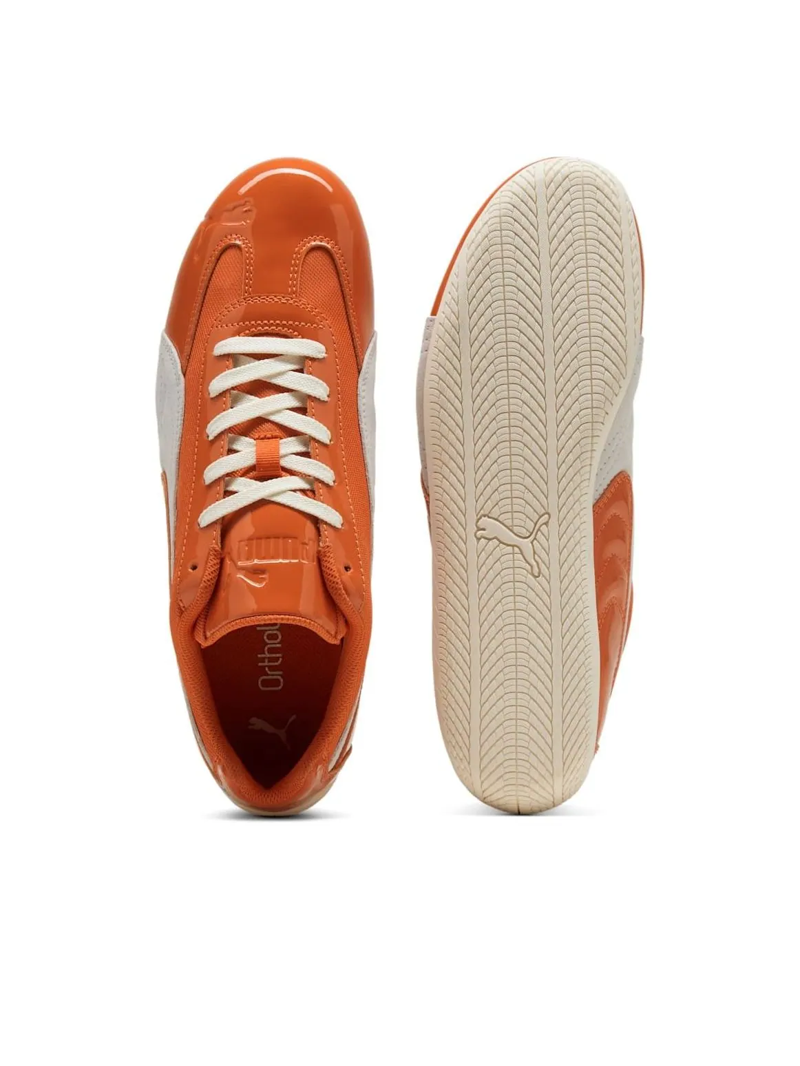 Кроссовки (WMNS) PUMA Speedcat Patent 'Amarena Feather Gray' — изображение 3 из 6, оранжевый
