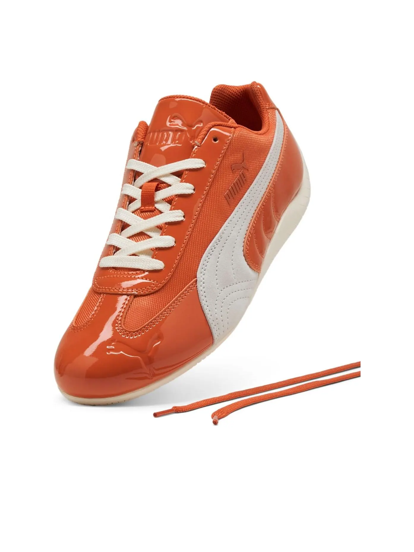 Кроссовки (WMNS) PUMA Speedcat Patent 'Amarena Feather Gray' — изображение 5 из 6, оранжевый