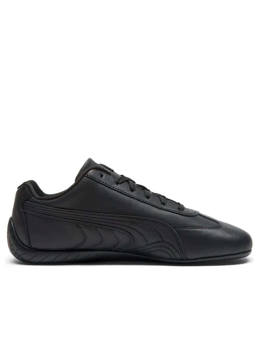 Кроссовки PUMA Speedcat Full Leather 'Black Shadow Gray' — изображение 2 из 6, черный