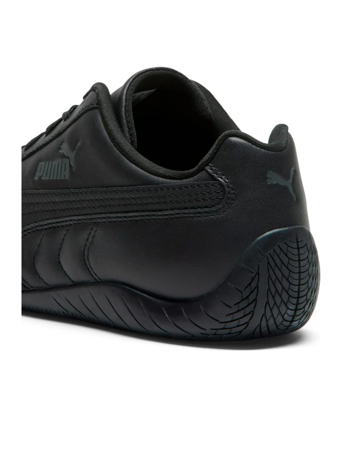 Кроссовки PUMA Speedcat Full Leather 'Black Shadow Gray' — изображение 4 из 6, черный