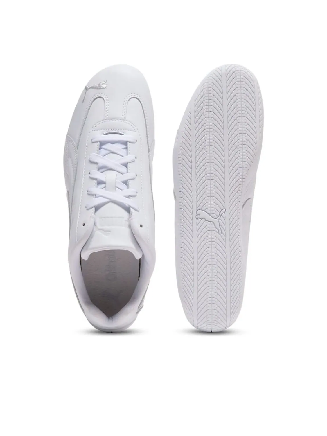 Кроссовки Puma Speedcat Full Leather 'White Feather Gray' — изображение 5 из 6, белый/серый