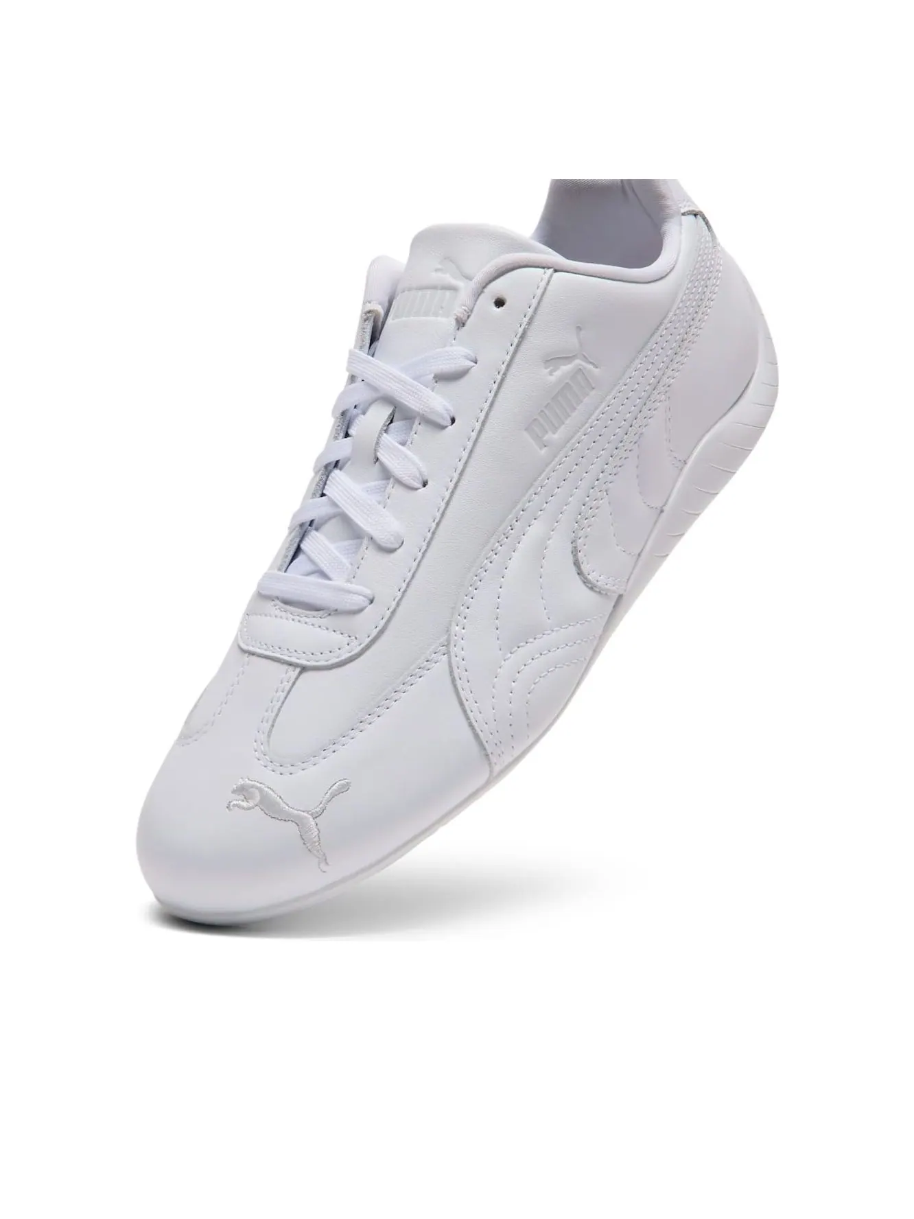 Кроссовки PUMA Speedcat Full Leather 'White Feather Gray' — изображение 3 из 6, белый