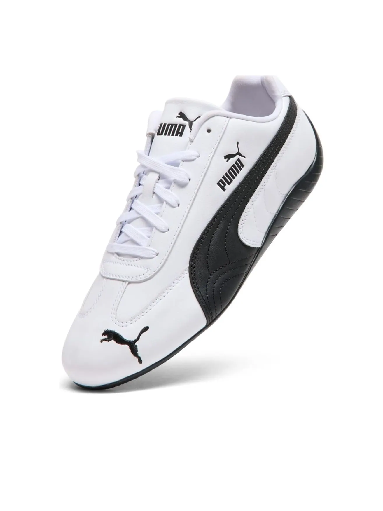 Кроссовки Puma Speedcat Full Leather 'White Black' — изображение 3 из 6, белый/черный
