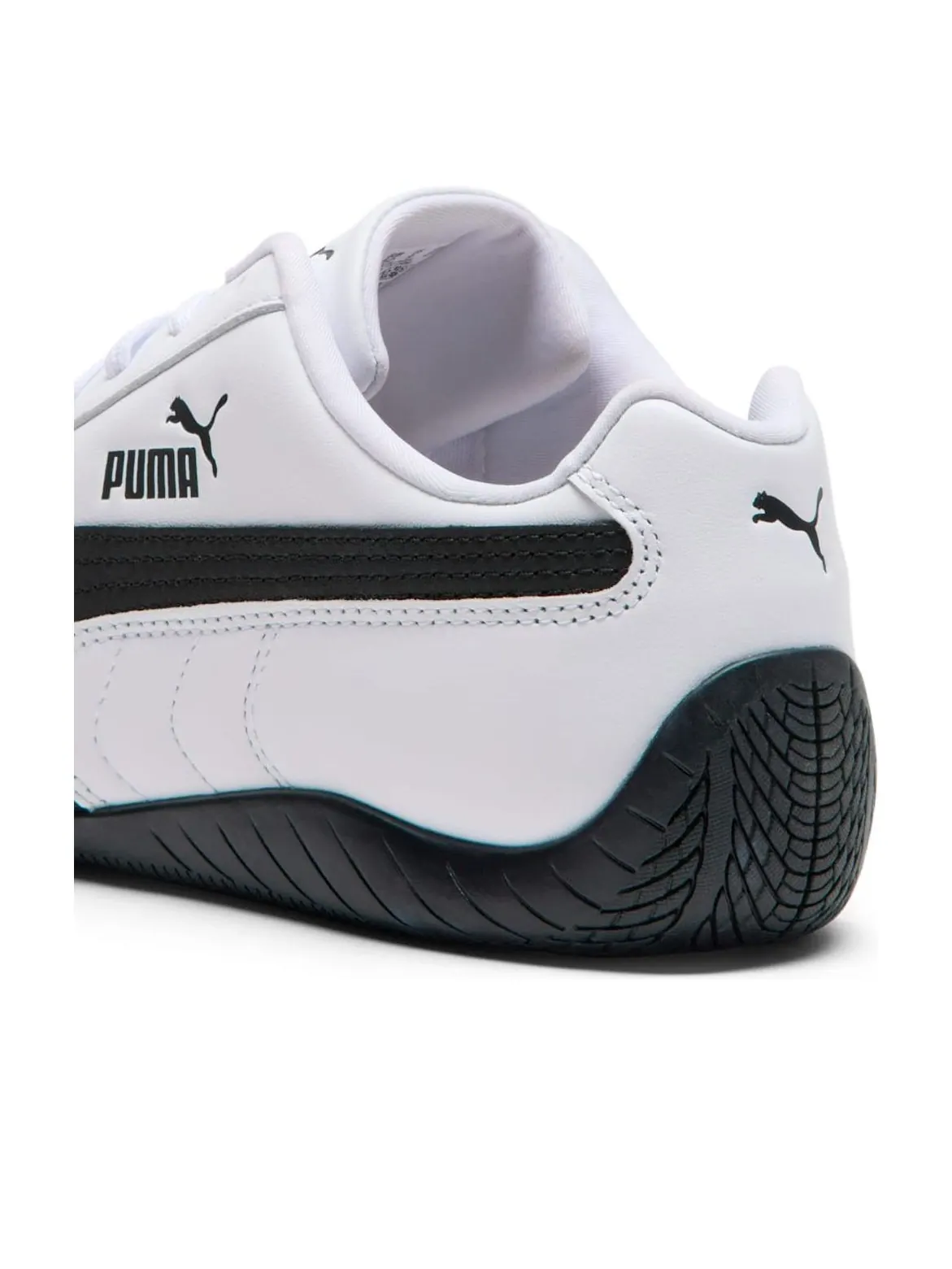 Кроссовки Puma Speedcat Full Leather 'White Black' — изображение 4 из 6, белый/черный
