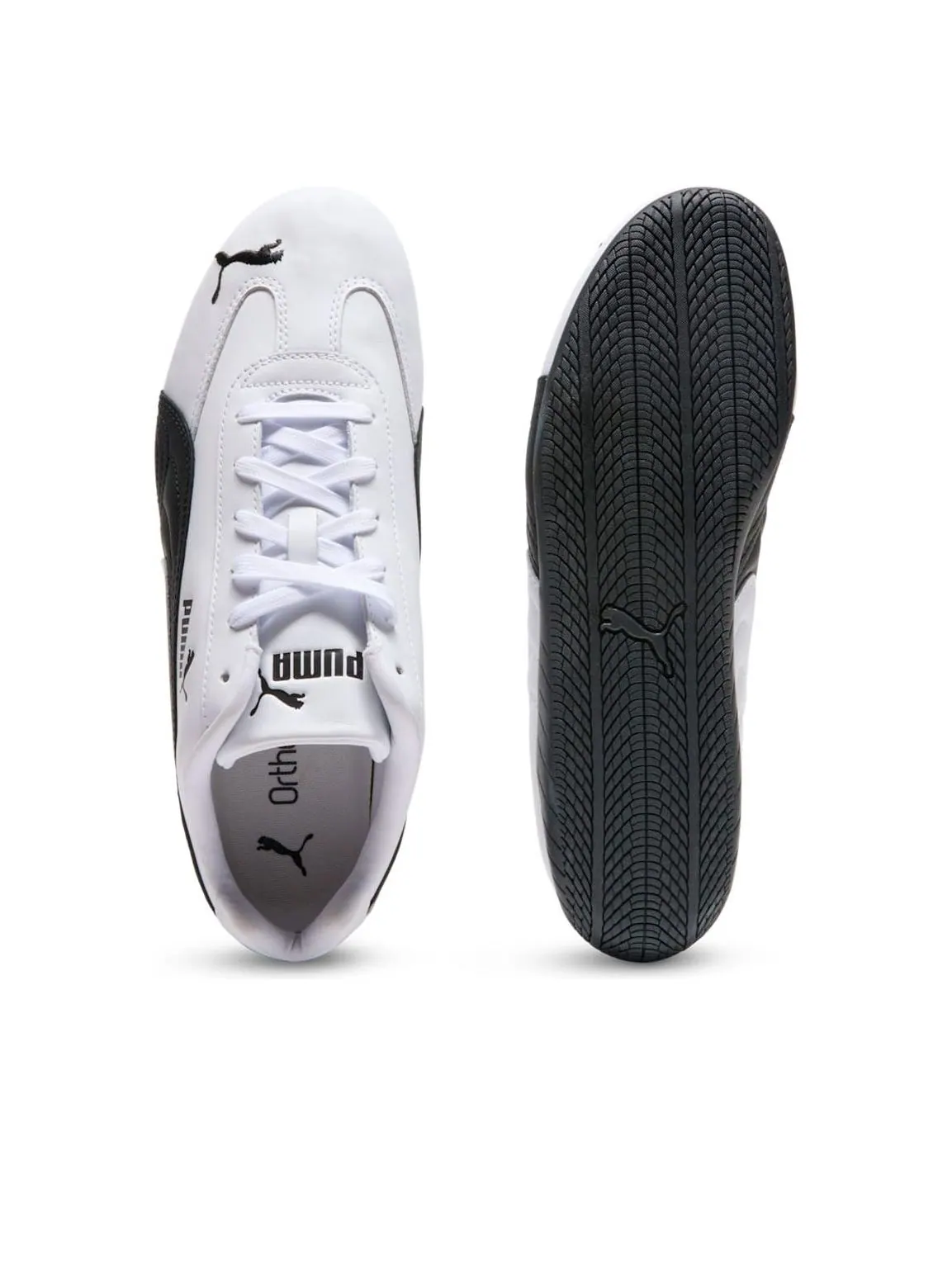 Кроссовки PUMA Speedcat Full Leather 'White Black' — изображение 5 из 6, белый