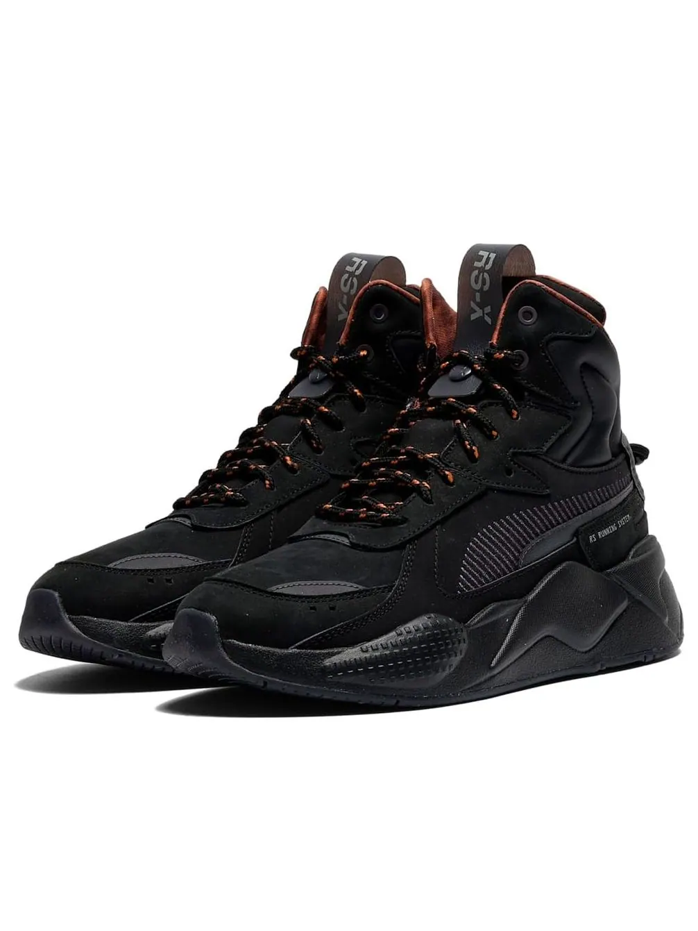 Puma RS-X Mid Black Ice 'Puma Black' — изображение 2 из 6, черный/темный/коричневый