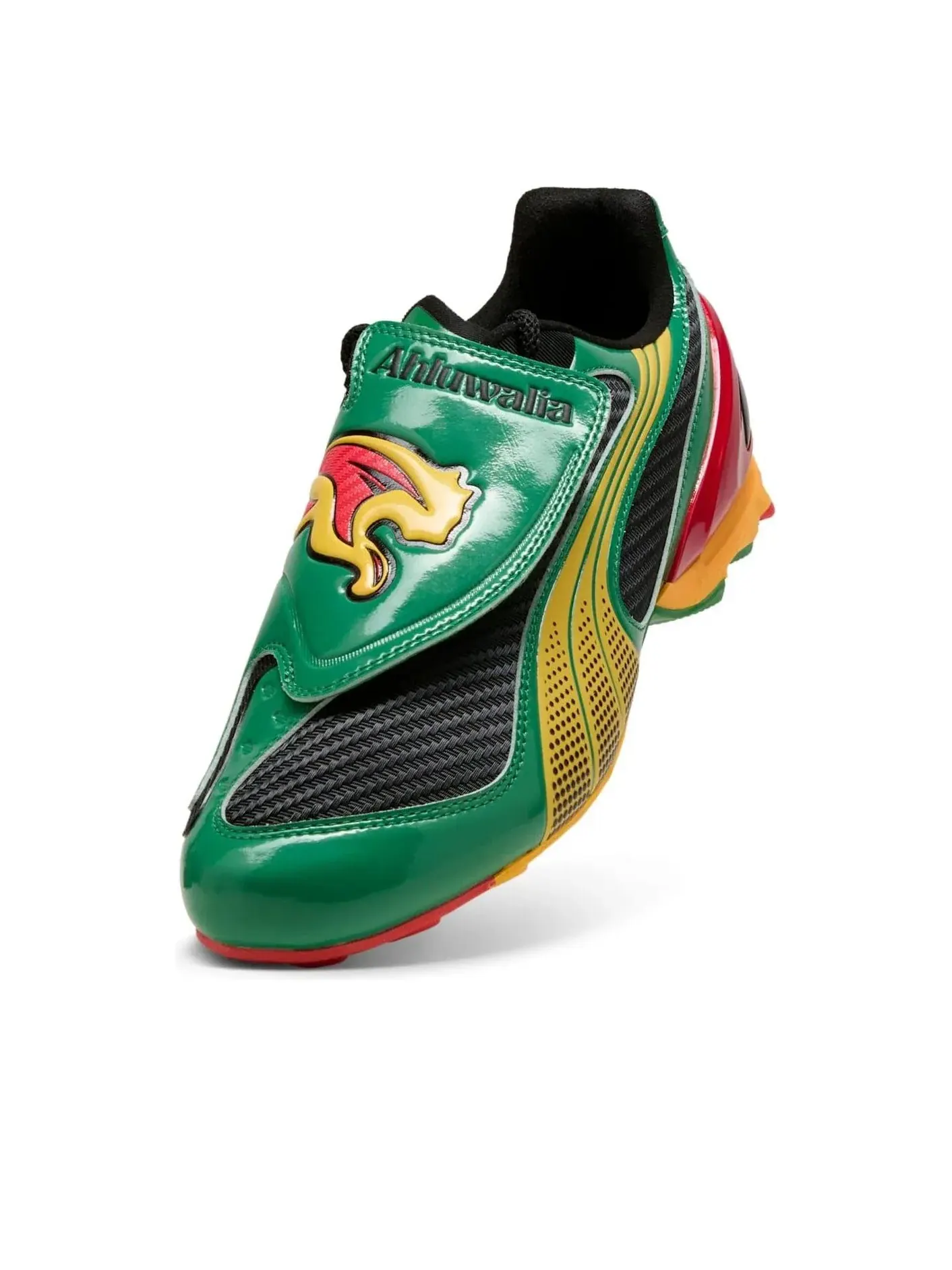 Кроссовки PUMA x Ahluwalia V-S1 GR 'Green Yellow Red' 405836-01 — изображение 5 из 6, зеленый