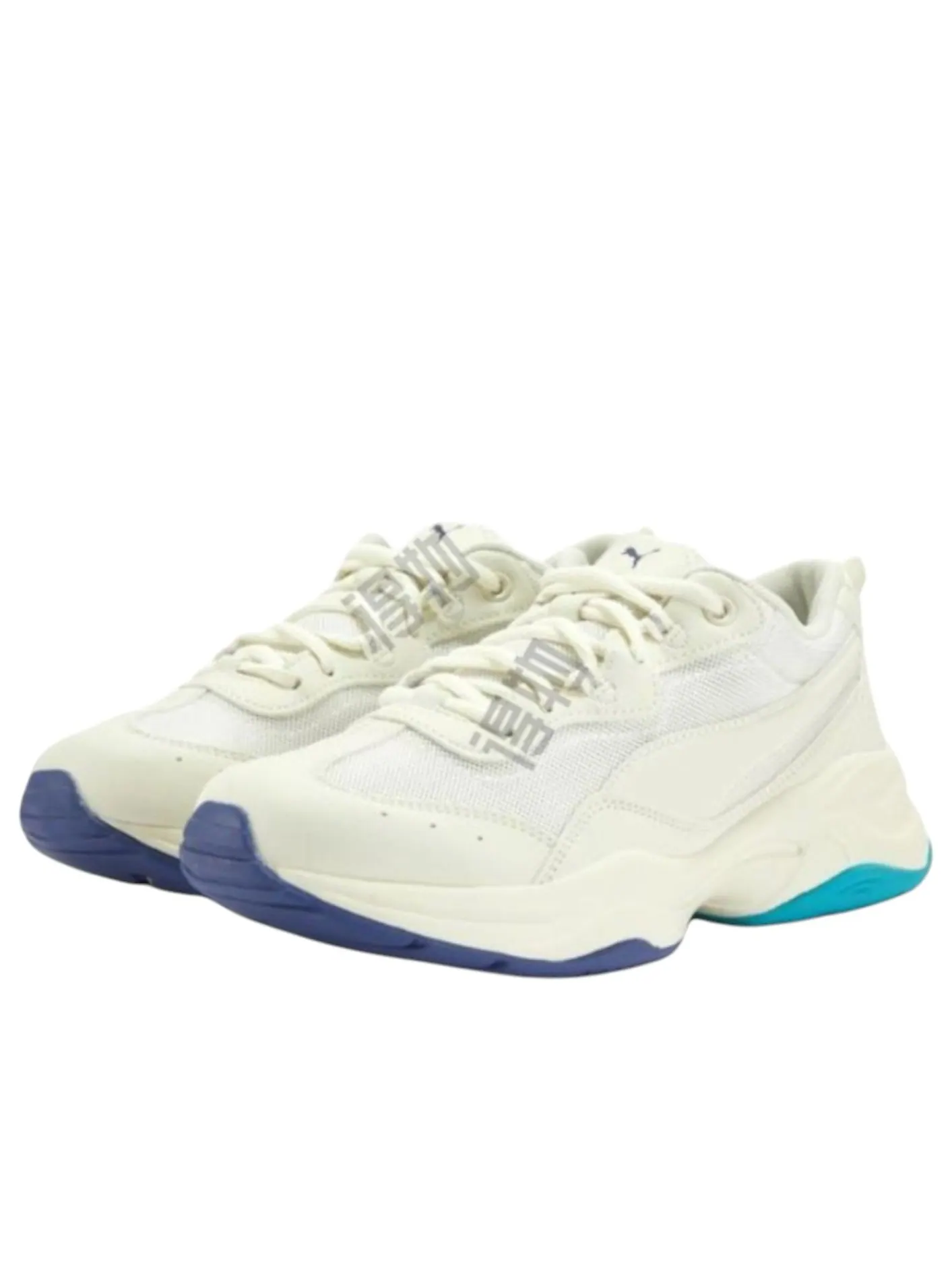 Кроссовки (WMNS) PUMA Cilia 'White Blue Silver' — изображение 2 из 4, белый
