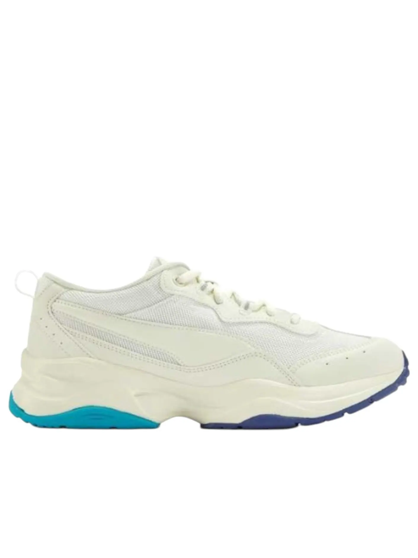 Кроссовки (WMNS) PUMA Cilia 'White Blue Silver' — изображение 4 из 4, белый